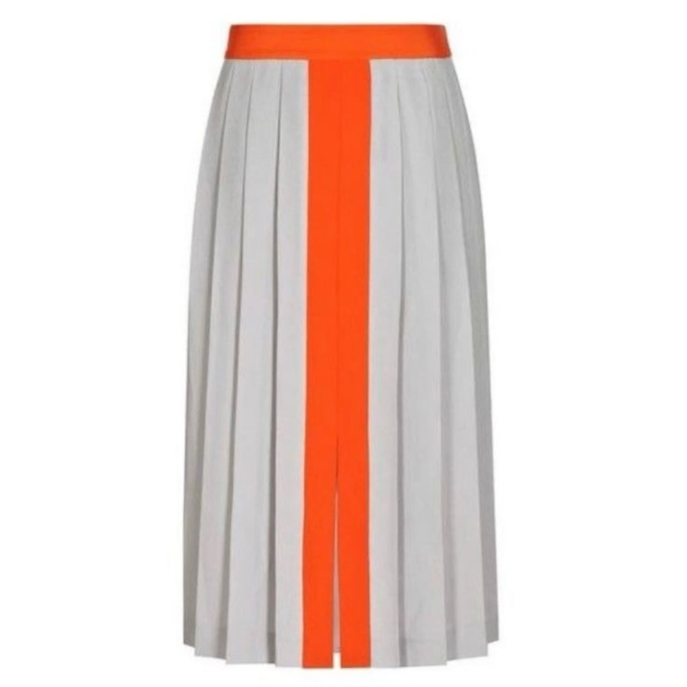 Reiss Iris pleated midi skirt size 8